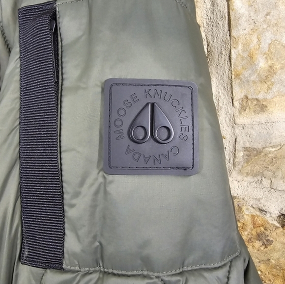 NEW Moose Knuckles XL Flushing Bomber Quilted Jacket Coat - Picture 5 of 16